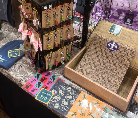 Earrings, lens cloths, mystery prints, beanies, and more